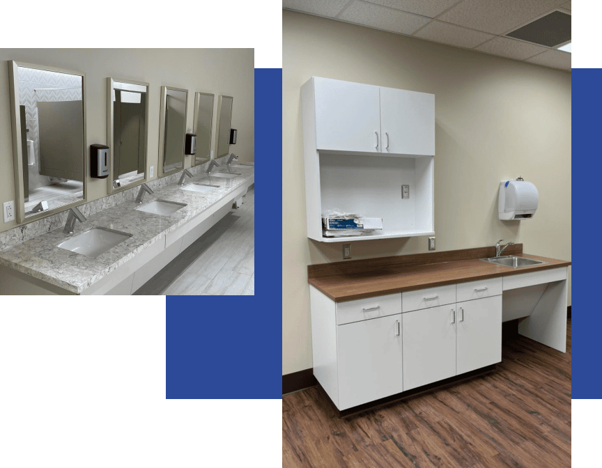 Bathroom and Doctor's Office Cabinets